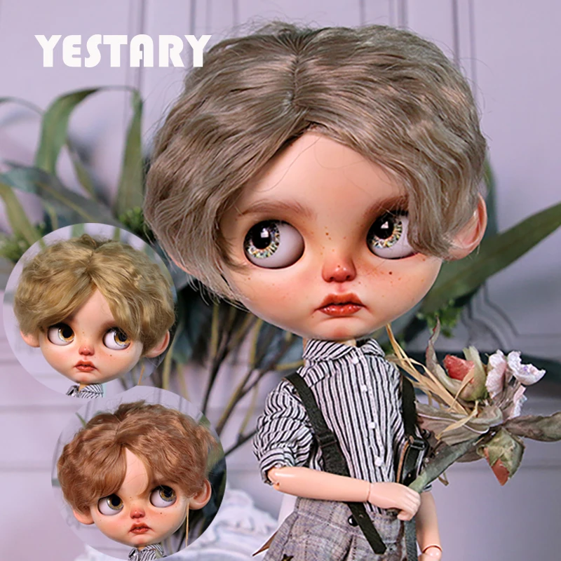 YESTARY BJD Doll Wig For Blythe Size Doll Accessories Wig Toy Tress Hair High Temperature Wire Boy Doll With Short Curly Hair
YESTARY BJD Doll Wig For Blythe Size Doll Accessories Wig Toy Tress Hair High Temperature Wire Boy Doll With Short Curly Hair