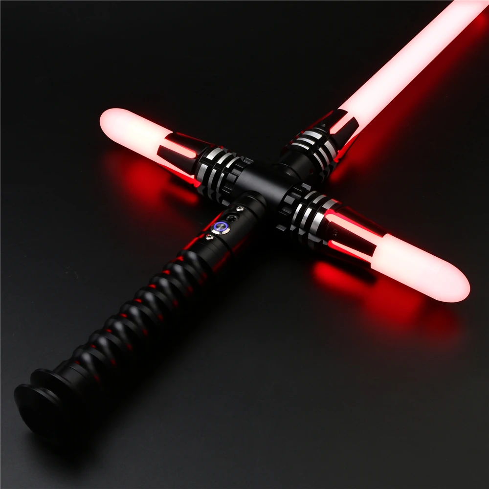 Hot Kylo Cross Lightsaber Smooth Swing Sword Heavy Dueling RGB 12 colors 10 Soundfonts Metal Hilt Lock Up Blaster FOC Toys
Hot Kylo Cross Lightsaber Smooth Swing Sword Heavy Dueling RGB 12 colors 10 Soundfonts Metal Hilt Lock Up Blaster FOC Toys
