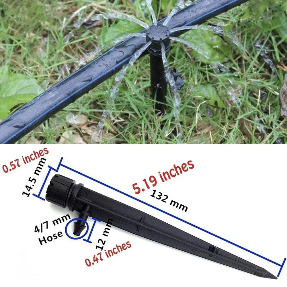 50Pcs Irrigation Drippers Adjustable 360 Degree Sprinklers Micro Spray Nozzle Plastic Drip Emitters For Garden Greenhouse 13cm
50Pcs Irrigation Drippers Adjustable 360 Degree Sprinklers Micro Spray Nozzle Plastic Drip Emitters For Garden Greenhouse 13cm