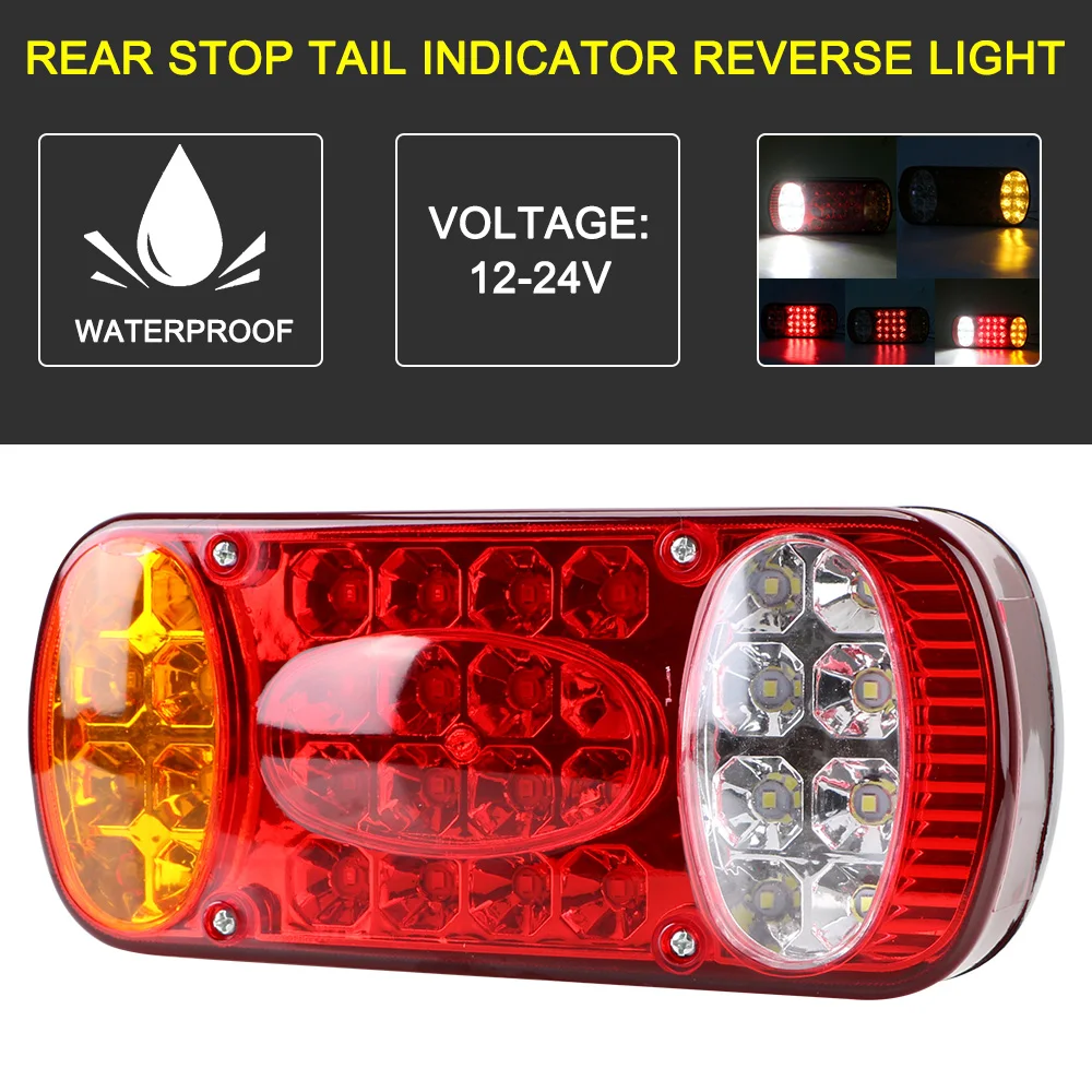Waterproof Signal Indicator For Trailer Lorry Rear Stop Brake Lights 32LED Car Truck Tail Light 12V Rear Lamps 1Pc
Waterproof Signal Indicator For Trailer Lorry Rear Stop Brake Lights 32LED Car Truck Tail Light 12V Rear Lamps 1Pc