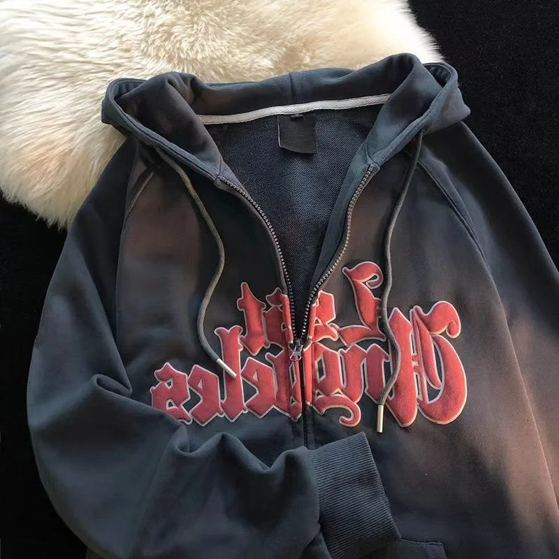 Women High Street Retro Loose Sweatshirt Letter Printing Hoodies Women Casual Cardigan Fashion Sweatshirt Women Hoodie Clothes
Women High Street Retro Loose Sweatshirt Letter Printing Hoodies Women Casual Cardigan Fashion Sweatshirt Women Hoodie Clothes