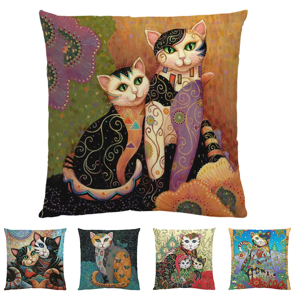 Cute Cartoon Lovely cat Pillow Case Cover Square Shape Chinchillas Cushion Cover For Sofa Home 45x45 pillowcase
Cute Cartoon Lovely cat Pillow Case Cover Square Shape Chinchillas Cushion Cover For Sofa Home 45x45 pillowcase
