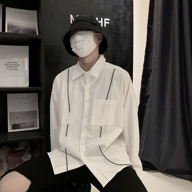 Deeptown Harajuku Oversized White Women Blouses Japanese Style Cool Long Sleeve Shirts Korean Fashion Chic Kpop Casual Loose
Deeptown Harajuku Oversized White Women Blouses Japanese Style Cool Long Sleeve Shirts Korean Fashion Chic Kpop Casual Loose