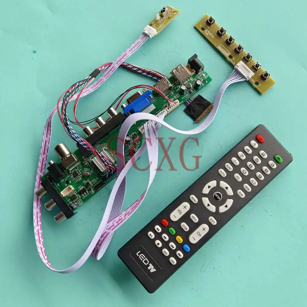 For CLAA156WB11A 15.6" VGA HDMI-Compatible USB AV 40 Pin LVDS Digital Signal DVB 1366 768 Screen LCD Driver Control Board Kit
For CLAA156WB11A 15.6" VGA HDMI-Compatible USB AV 40 Pin LVDS Digital Signal DVB 1366 768 Screen LCD Driver Control Board Kit