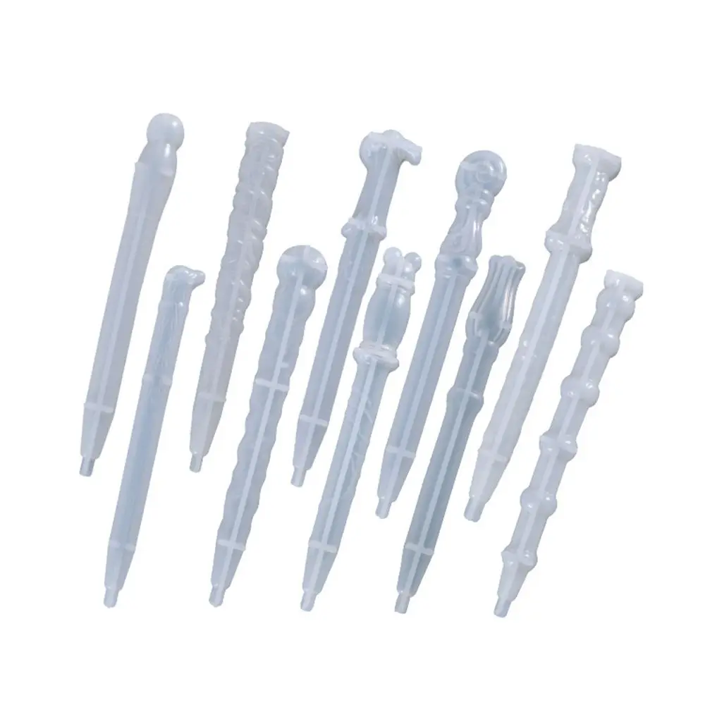DIY Craft Writing Implement Magic Wand Ballpoint Pen Mold Crystal Epoxy Mould Silicone Molds Jewelry Making Tool
DIY Craft Writing Implement Magic Wand Ballpoint Pen Mold Crystal Epoxy Mould Silicone Molds Jewelry Making Tool