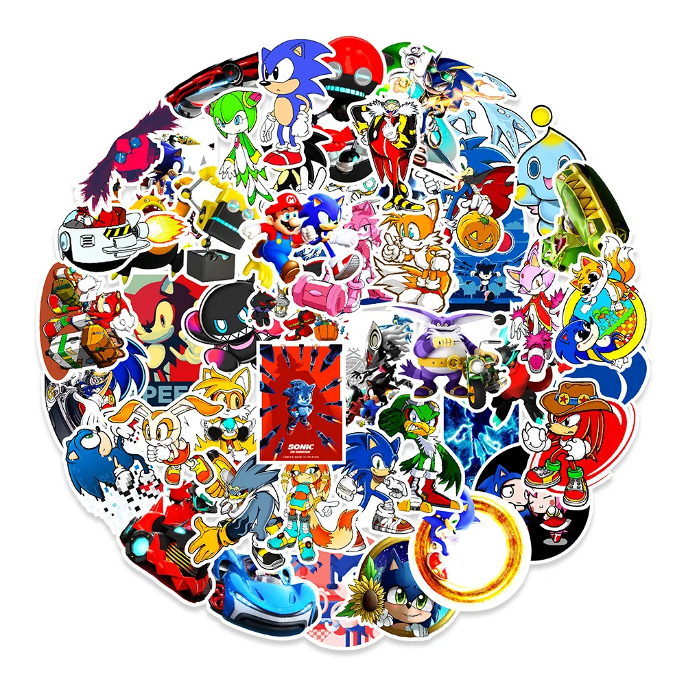 50Pcs Sonic The Hedgehog Stickers Cartoon Anime Sticker Decal Fridge Skateboard Luggage Guitar Laptop Phone Diy Kid Toy Gift
50Pcs Sonic The Hedgehog Stickers Cartoon Anime Sticker Decal Fridge Skateboard Luggage Guitar Laptop Phone Diy Kid Toy Gift