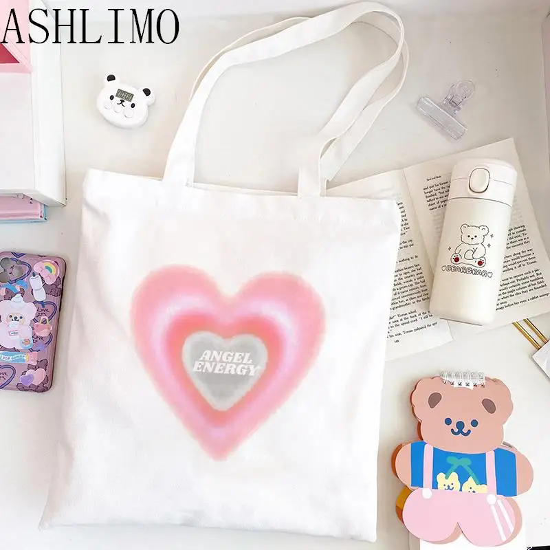 Ins Heart Korea Ulzzang Harajuku женская сумка для покупок, Холщовая Сумка-тоут, эко-сумка с принтом, мультяшный шоппер, вместительная сумка через плечо
Ins Heart Korea Ulzzang Harajuku женская сумка для покупок, Холщовая Сумка-тоут, эко-сумка с принтом, мультяшный шоппер, вместительная сумка через плечо