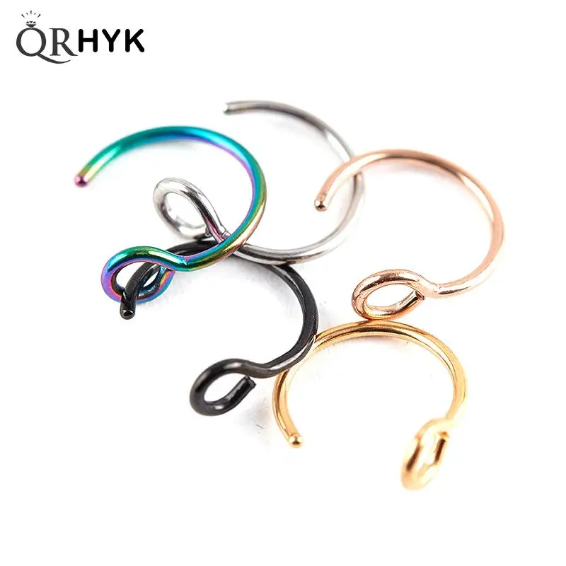 1Pcs Stainless Steel Fake Nose Ring Hoop Septum Rings C Clip Lip Ring Earring for Women Fake Piercing Body Jewelry Non-Pierced
1Pcs Stainless Steel Fake Nose Ring Hoop Septum Rings C Clip Lip Ring Earring for Women Fake Piercing Body Jewelry Non-Pierced