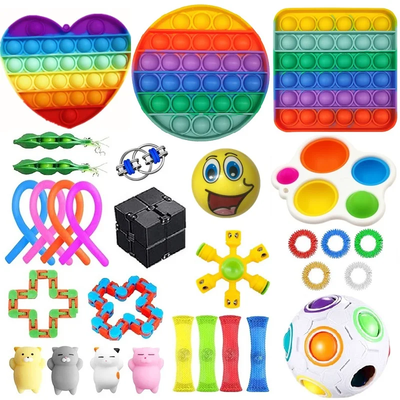 20-30PCS/Pack Fidget Sensory Toy Set Stress Relief Toys Autism Anxiety Relief Stress Fidget Sensory Toy For Kids Adults Gifts
20-30PCS/Pack Fidget Sensory Toy Set Stress Relief Toys Autism Anxiety Relief Stress Fidget Sensory Toy For Kids Adults Gifts