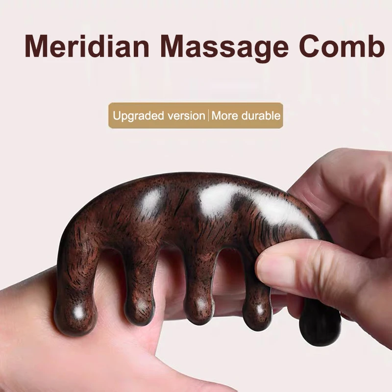Meridian Massage Comb Five-Tooth Handleless Wooden Point Acupuncture Head Comb Wide-Tooth Sandalwood Comb Massage Head
Meridian Massage Comb Five-Tooth Handleless Wooden Point Acupuncture Head Comb Wide-Tooth Sandalwood Comb Massage Head