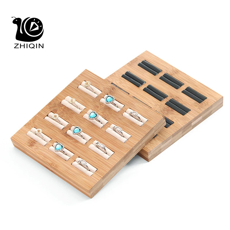 12 Grids Bamboo Rings Display Tray Velvet/PU Display Stand Holder Jewelry Organizer Jewelry Holder Showcase 16*16*2cm
12 Grids Bamboo Rings Display Tray Velvet/PU Display Stand Holder Jewelry Organizer Jewelry Holder Showcase 16*16*2cm