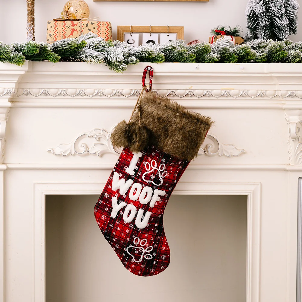 Socks Christmas Stocking Gift Home Merry Xmas Present Replacement Sack Sock Accessory Adapter Assembly Durable
Socks Christmas Stocking Gift Home Merry Xmas Present Replacement Sack Sock Accessory Adapter Assembly Durable