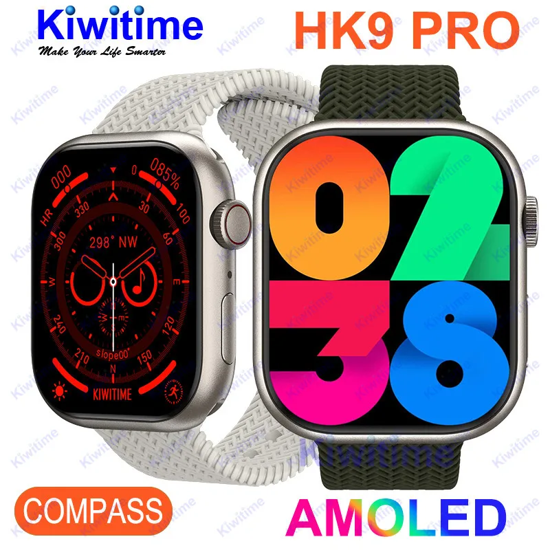 2023 KIWITIME HK9 Pro Gen 2 ChatGPT Smart Watch IWO Series 9 Bracelet AMOLED Compass Heart Rate Monitor Smartwatch for Men Women
2023 KIWITIME HK9 Pro Gen 2 ChatGPT Smart Watch IWO Series 9 Bracelet AMOLED Compass Heart Rate Monitor Smartwatch for Men Women