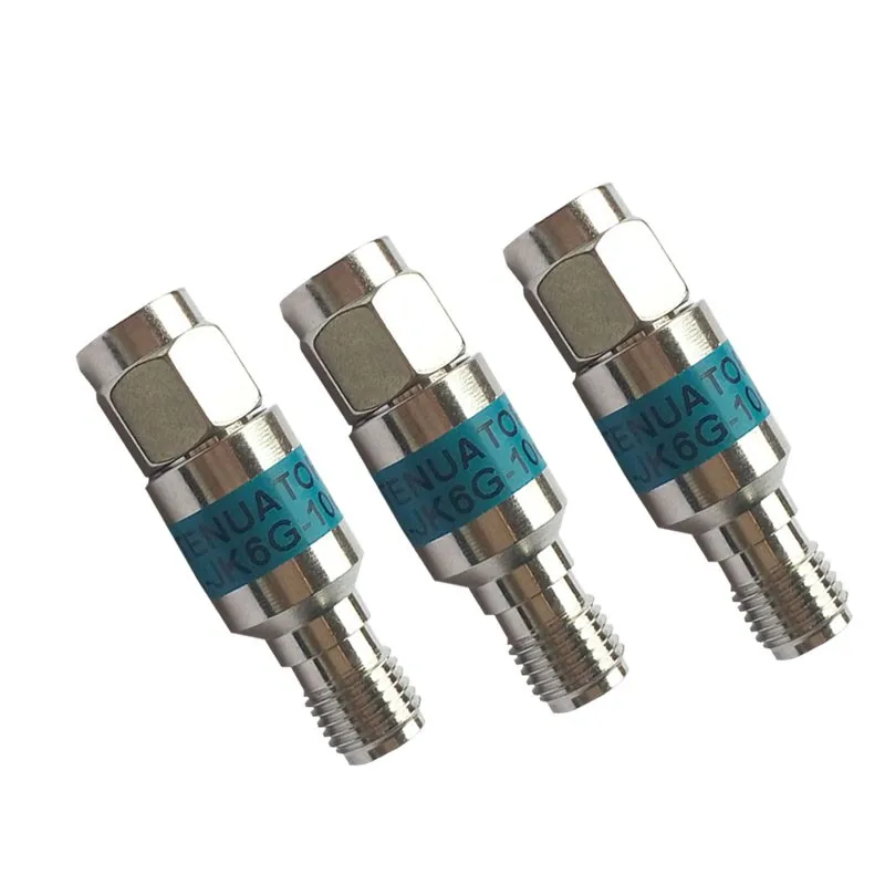 SMA Coaxial Attenuator / Fixed RF Power Signal Attenuator 0-6G 1dB/15DB/20dB/30dB 
SMA Coaxial Attenuator / Fixed RF Power Signal Attenuator 0-6G 1dB/15DB/20dB/30dB