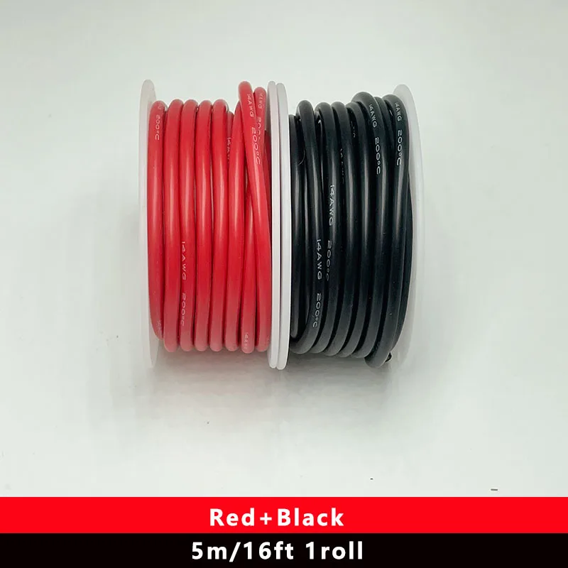 Силиконовый провод 14 AWG, красно-черный, ультрагибкий, 600В
Силиконовый провод 14 AWG, красно-черный, ультрагибкий, 600В