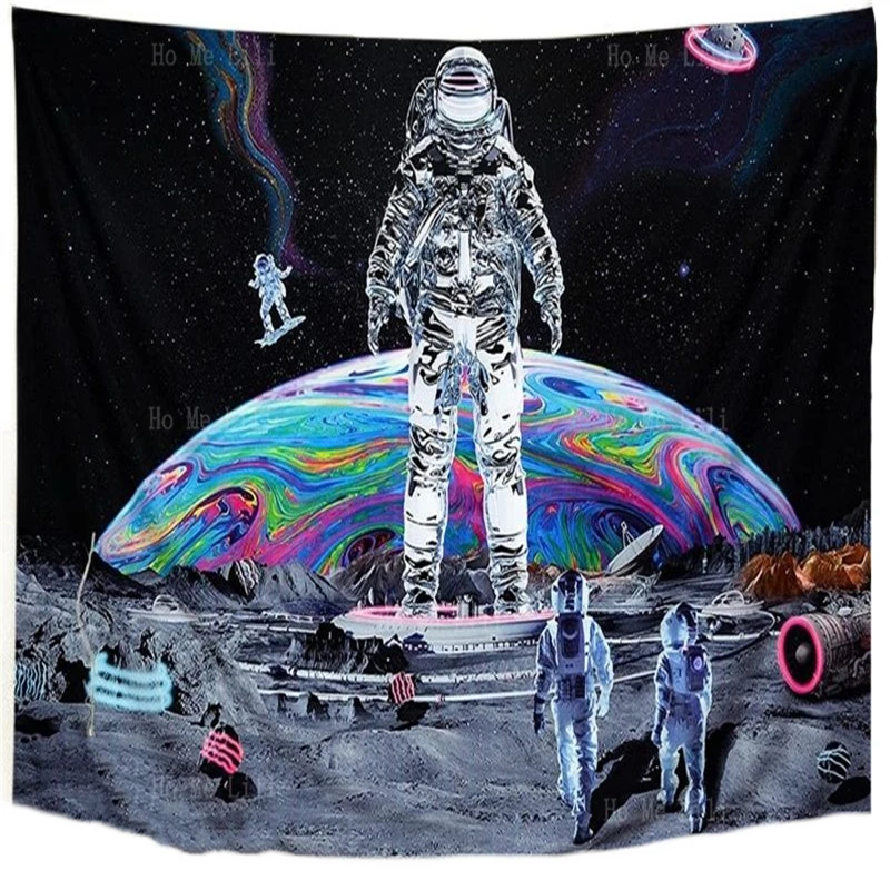 Solar System Trippy Planet Psychedelic Astronaut Galaxy Space Starry Night Sky Tapestry Wall Hanging For Home Decor
Solar System Trippy Planet Psychedelic Astronaut Galaxy Space Starry Night Sky Tapestry Wall Hanging For Home Decor
