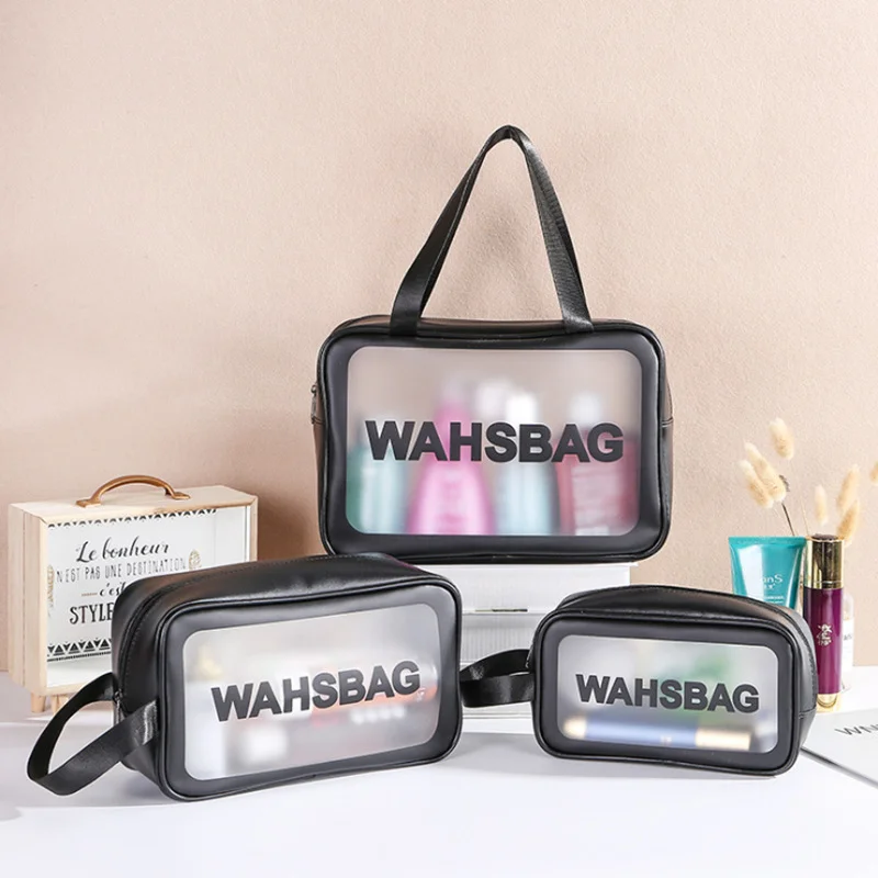 Translucent Waterproof Travel Makeup Bag Toiletries Bag Handbag Storage Bag Large Capacity Cosmetic Large and Small Storage Bags
Translucent Waterproof Travel Makeup Bag Toiletries Bag Handbag Storage Bag Large Capacity Cosmetic Large and Small Storage Bags