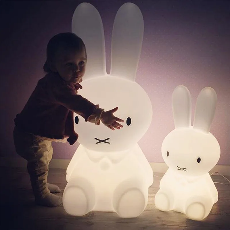 Bunny Lamp Cartoon Cute LED Table Lamp Children'S Bedroom Bedside Lamp Living Room Floor Ambient Night Light 3 Colors /7 Colors
Bunny Lamp Cartoon Cute LED Table Lamp Children'S Bedroom Bedside Lamp Living Room Floor Ambient Night Light 3 Colors /7 Colors