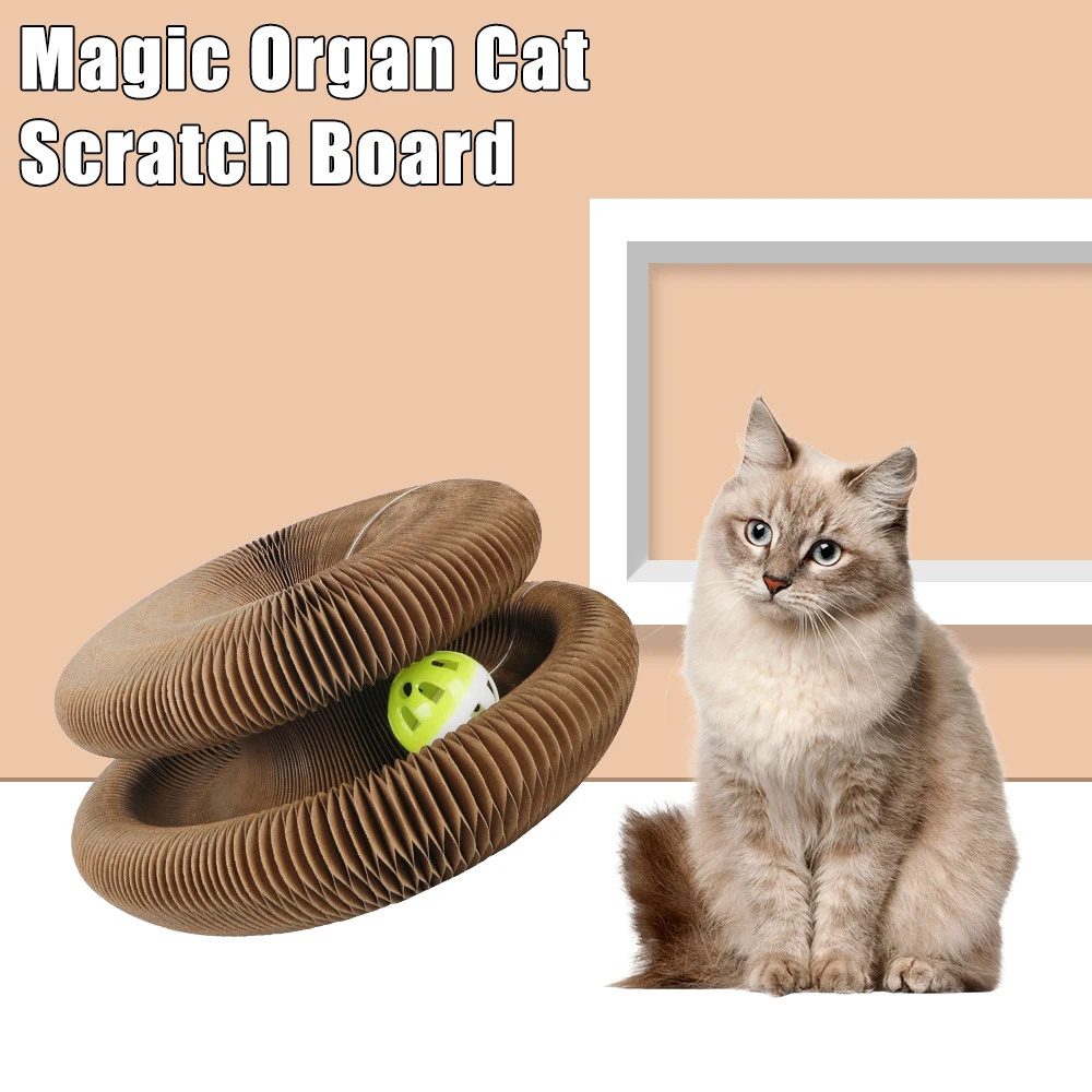 Kitten Climbing Frame Grinding Claw Cat Scratch Organ Board Interactive Toys Round Corrugated Cat Scratching Toy Magic
Kitten Climbing Frame Grinding Claw Cat Scratch Organ Board Interactive Toys Round Corrugated Cat Scratching Toy Magic