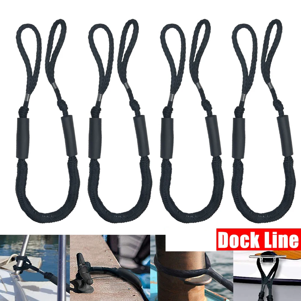 

Dock Line Boat Ropes Mooring Bungee For Jet Ski Supplies Transom For Pvc Boat Hydraulic Wing For Outboard Motor