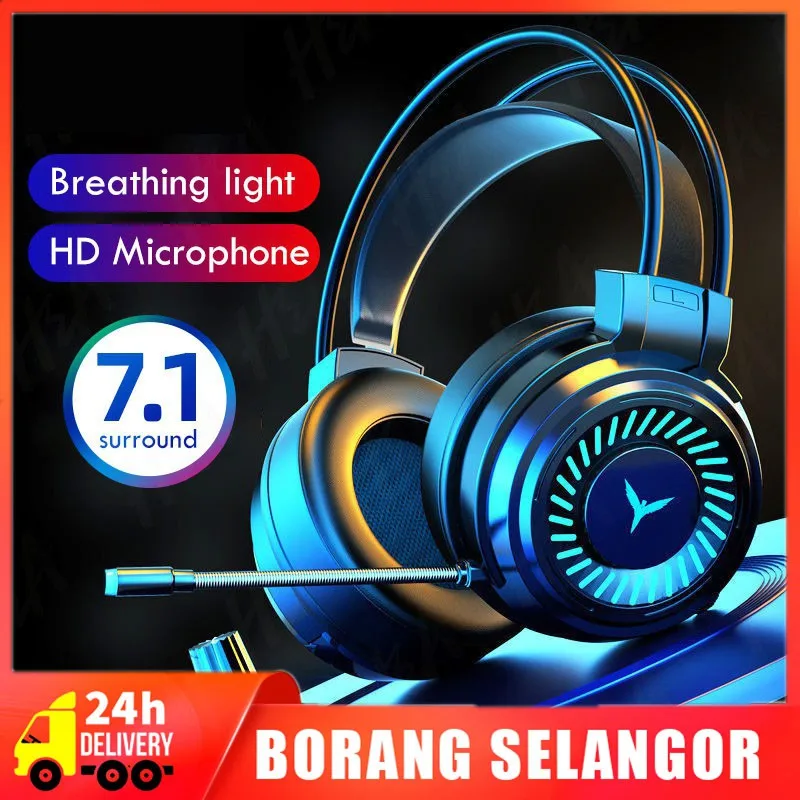 Selangor shipping Gaming Headset Surround Stereo Wired Earphones Noise Cancelling Gamer Headphones with Mic
Selangor shipping Gaming Headset Surround Stereo Wired Earphones Noise Cancelling Gamer Headphones with Mic
