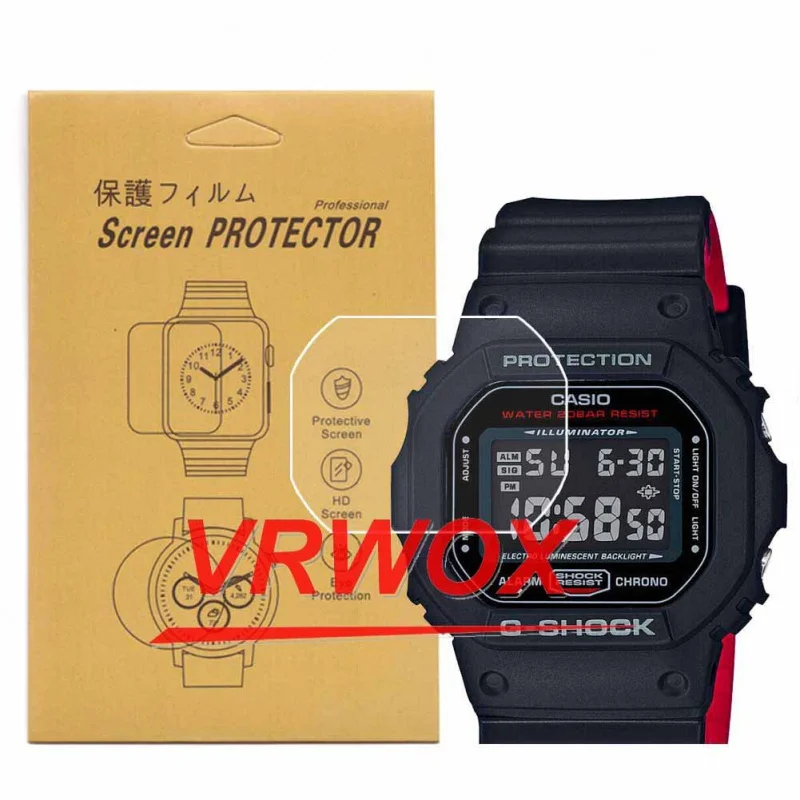 2-Pcs Protector G-5600 GW-M5610 GLS-5600 GLX-5600 DW-D5600 B5600 5000 GM-5600 DW-5600 TPU Nano Screen Protector
2-Pcs Protector G-5600 GW-M5610 GLS-5600 GLX-5600 DW-D5600 B5600 5000 GM-5600 DW-5600 TPU Nano Screen Protector