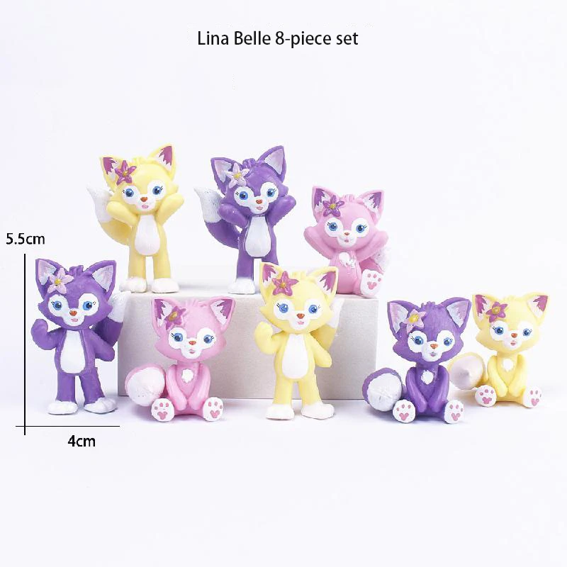 Disney Cartoon Q Version Ling Na Belle 8-piece Set of Small Fox Cake Decoration Decoration Car Doll Micro Landscape Decoration
Disney Cartoon Q Version Ling Na Belle 8-piece Set of Small Fox Cake Decoration Decoration Car Doll Micro Landscape Decoration