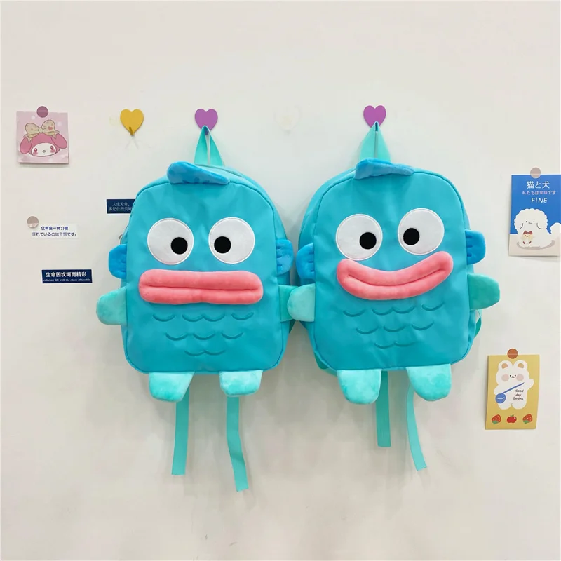 Hangyodon Kawaii Sanrio милый мультяшный трехмерный Большой Вместительный персональный забавный рюкзак креативная Новая оптовая продажа
Hangyodon Kawaii Sanrio милый мультяшный трехмерный Большой Вместительный персональный забавный рюкзак креативная Новая оптовая продажа
