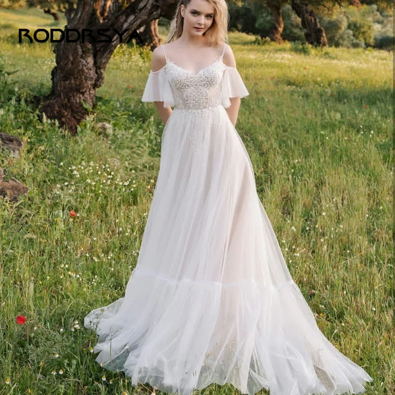 RODDRSYA Elegant A-Line Wedding Dress Off Shoulder Batwing Sleeves Bridal Gown Vintage Lace Appliques Bohemian vestidos de noiva
RODDRSYA Elegant A-Line Wedding Dress Off Shoulder Batwing Sleeves Bridal Gown Vintage Lace Appliques Bohemian vestidos de noiva