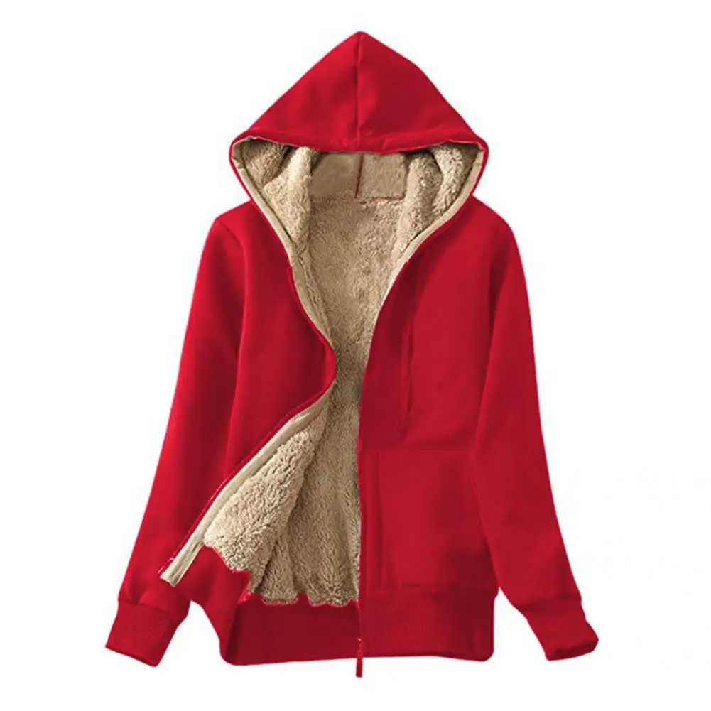 Hooded Coat Drawstring Women Hoodie Solid Color Zipper Drawstring Hoodie Coat Jacket
Hooded Coat Drawstring Women Hoodie Solid Color Zipper Drawstring Hoodie Coat Jacket