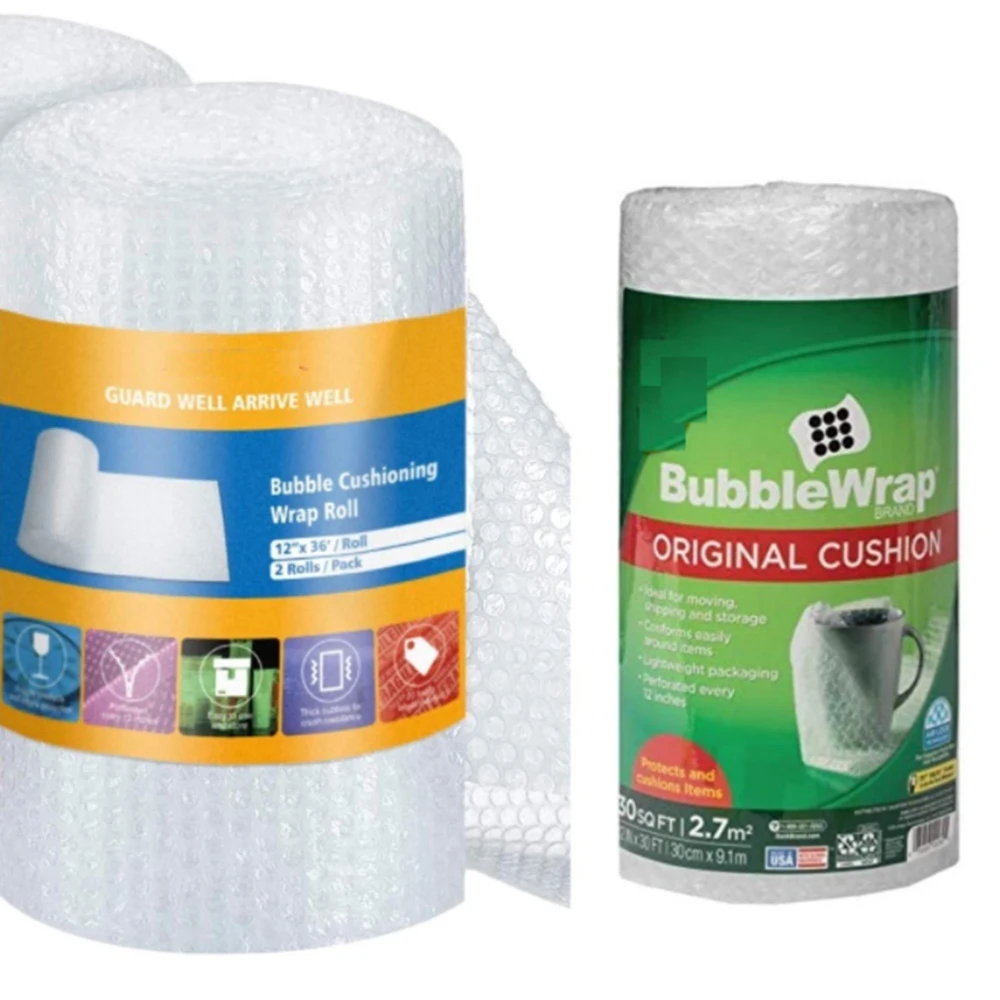 Bubble Cushion Wrap Roll for Packaging Moving Shipping Boxes SuppliesPacking Storage Wrap Padding Roll
Bubble Cushion Wrap Roll for Packaging Moving Shipping Boxes SuppliesPacking Storage Wrap Padding Roll