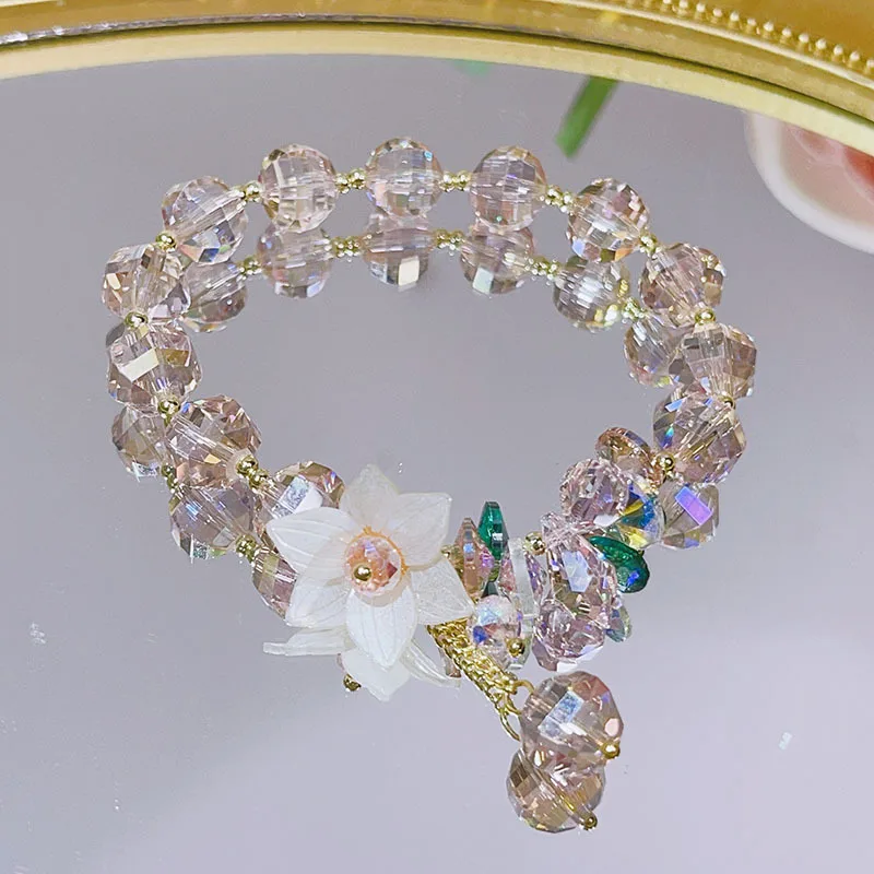 Ruifan New Arrival Flower Pink Purple Crystal Beads Strand Charm Bracelets for Women Female Wedding Party Fashion Jewelry YBR883
Ruifan New Arrival Flower Pink Purple Crystal Beads Strand Charm Bracelets for Women Female Wedding Party Fashion Jewelry YBR883