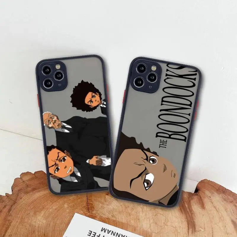 Huey Freeman The Boondocks Phone Case For iphone 13 12 11 Pro Max Mini XS 8 7 Plus X SE 2020 XR Matte Transparent Cover
Huey Freeman The Boondocks Phone Case For iphone 13 12 11 Pro Max Mini XS 8 7 Plus X SE 2020 XR Matte Transparent Cover