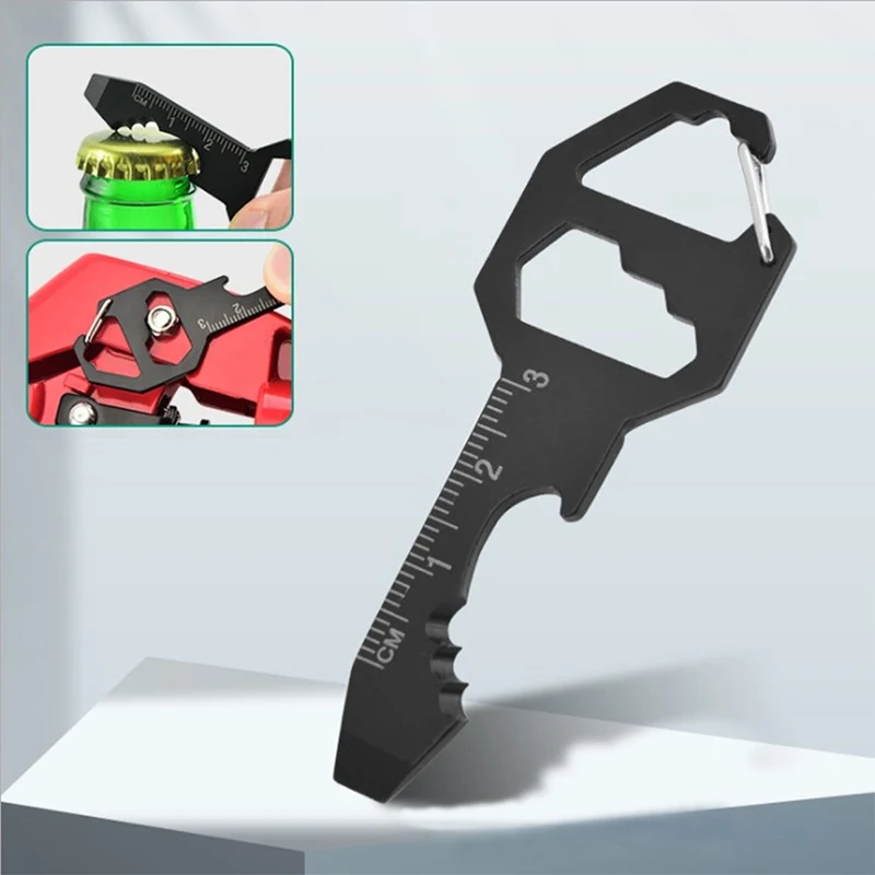 Multifunctional Portable Stainless Steel Pocket EDC Gear Multi Tool Keychain Bottle Opener Wrench Screwdriver Outdoor
Multifunctional Portable Stainless Steel Pocket EDC Gear Multi Tool Keychain Bottle Opener Wrench Screwdriver Outdoor
