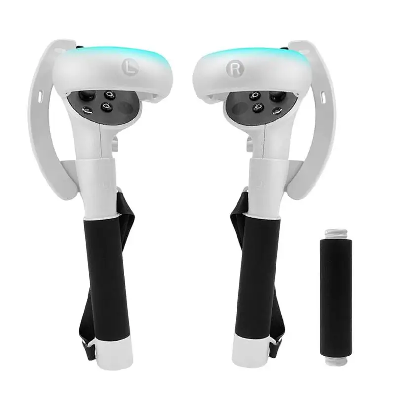 Dual Handles Extension Grips For Oculus 2 Controller Playing VR Games 2 In 1 For Oculus 2 Accessories
Dual Handles Extension Grips For Oculus 2 Controller Playing VR Games 2 In 1 For Oculus 2 Accessories