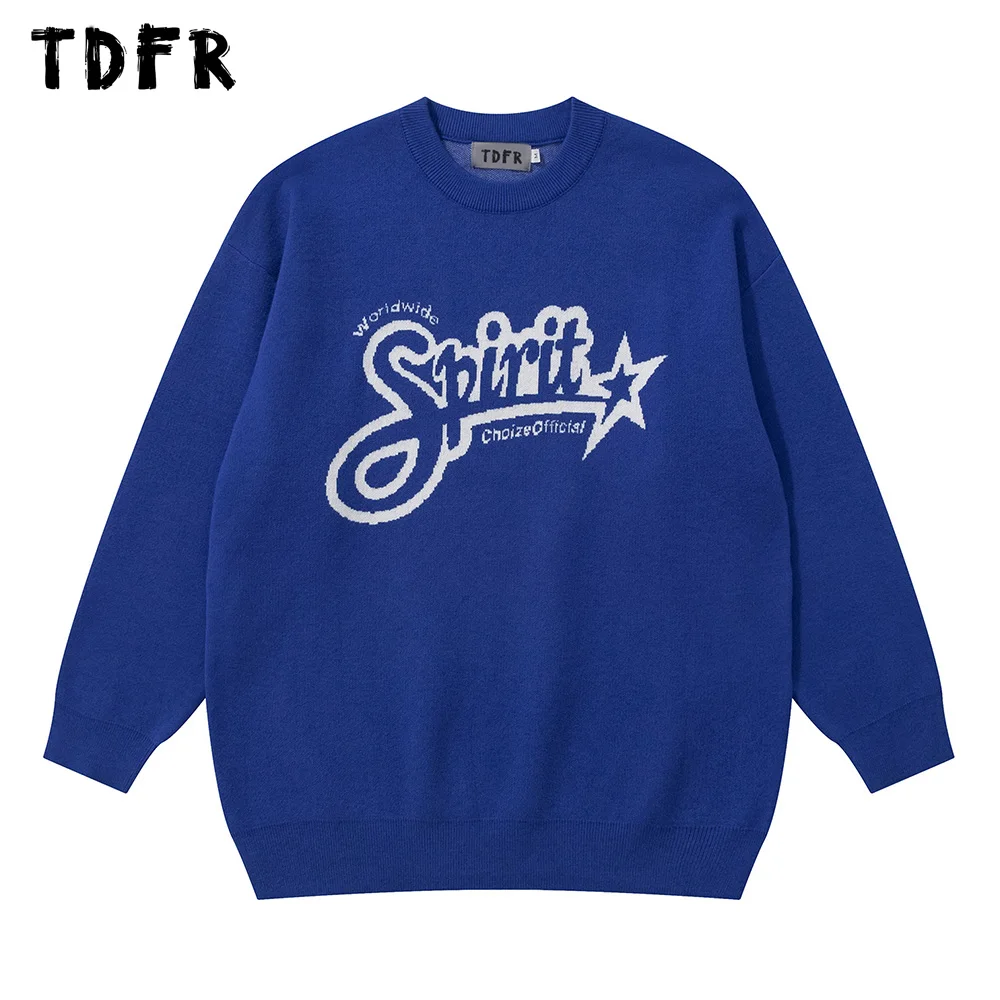 Letter Star Jacquard Knitted Sweater Mens Autumn Winter Casual Loose Crew Neck Long Sleeve Pullover Men Top
Letter Star Jacquard Knitted Sweater Mens Autumn Winter Casual Loose Crew Neck Long Sleeve Pullover Men Top