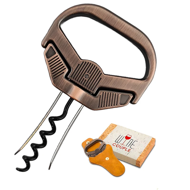 Винтажный двухзубчатый винный штопор Ah So для снятия старых и хрупких винных пробок, портативные настольные аксессуары для бара
Винтажный двухзубчатый винный штопор Ah So для снятия старых и хрупких винных пробок, портативные настольные аксессуары для бара