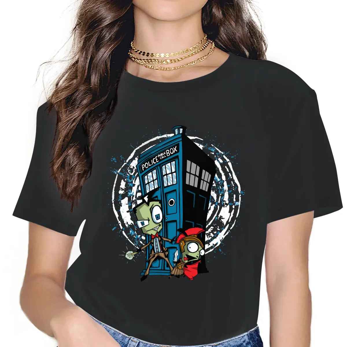 The Irken's Have the Blue Box Women Tshirts Invader Zim Gaz Membrane Animated Aesthetic Vintage Female Clothing Cotton Graphic
The Irken's Have the Blue Box Women Tshirts Invader Zim Gaz Membrane Animated Aesthetic Vintage Female Clothing Cotton Graphic
