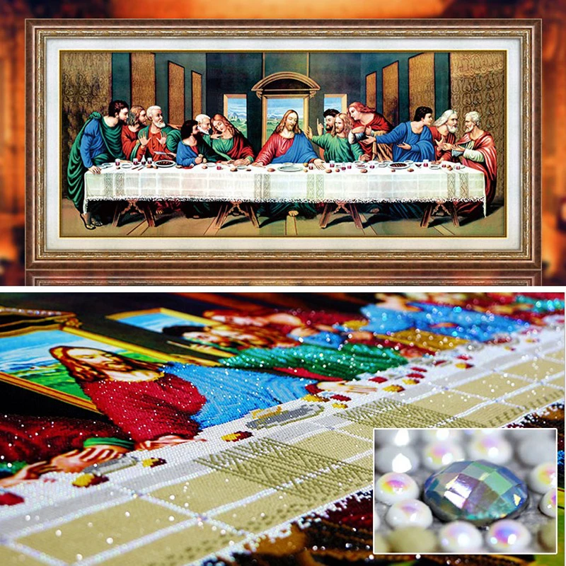 special shaped AB diamond painting last supper cross stitch embroidery kits 5d 3d wall sticker Jesus religious icon decoration
special shaped AB diamond painting last supper cross stitch embroidery kits 5d 3d wall sticker Jesus religious icon decoration