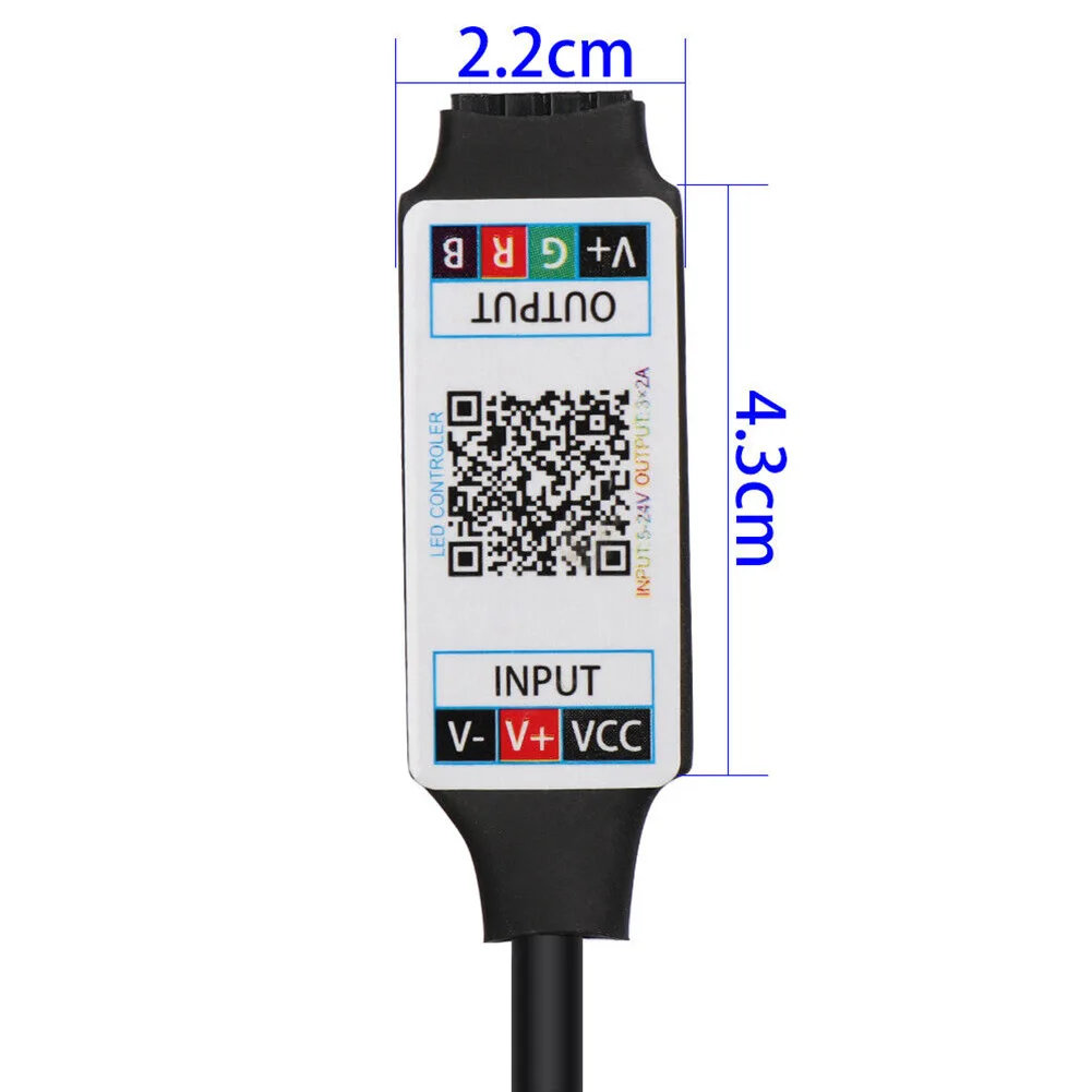 Light Controller Led Controller Bluetooth L43*W22*H11mm Plastic RGB Smart Phone Control Wireless 4Pin Connector
Light Controller Led Controller Bluetooth L43*W22*H11mm Plastic RGB Smart Phone Control Wireless 4Pin Connector