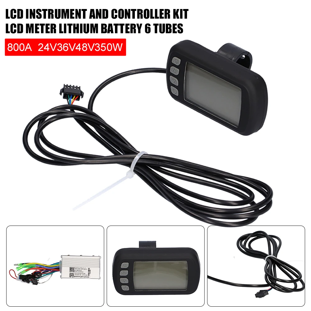 24V/36V/48V 350W Motor Controller Brushless Electric Bicycle Controller with LCD Display Waterproof E-Bike Electric Scooter Part
24V/36V/48V 350W Motor Controller Brushless Electric Bicycle Controller with LCD Display Waterproof E-Bike Electric Scooter Part