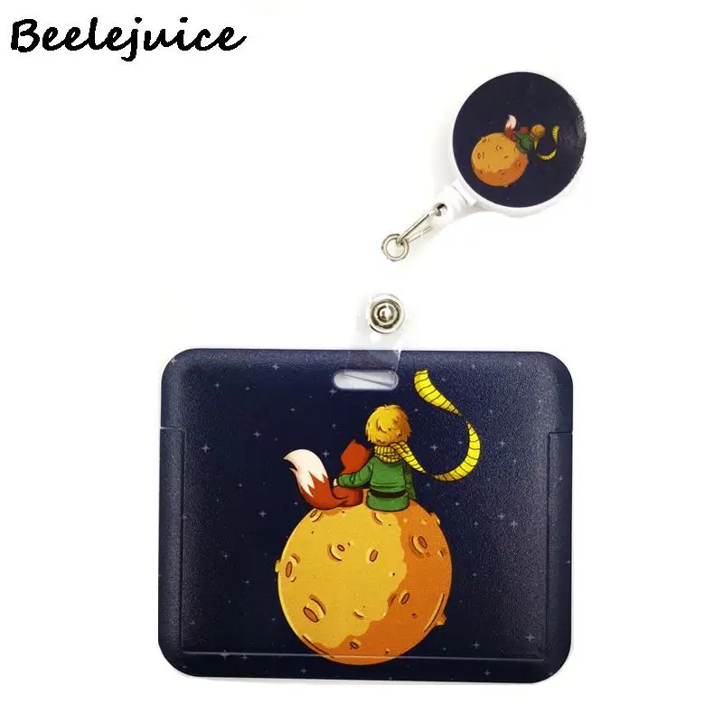 Little Prince Moon Fox Fashion Women Card Holder Lanyard Retractable Badge Reel Nurse Doctor Student ID Card Clips Badge Holder
Little Prince Moon Fox Fashion Women Card Holder Lanyard Retractable Badge Reel Nurse Doctor Student ID Card Clips Badge Holder