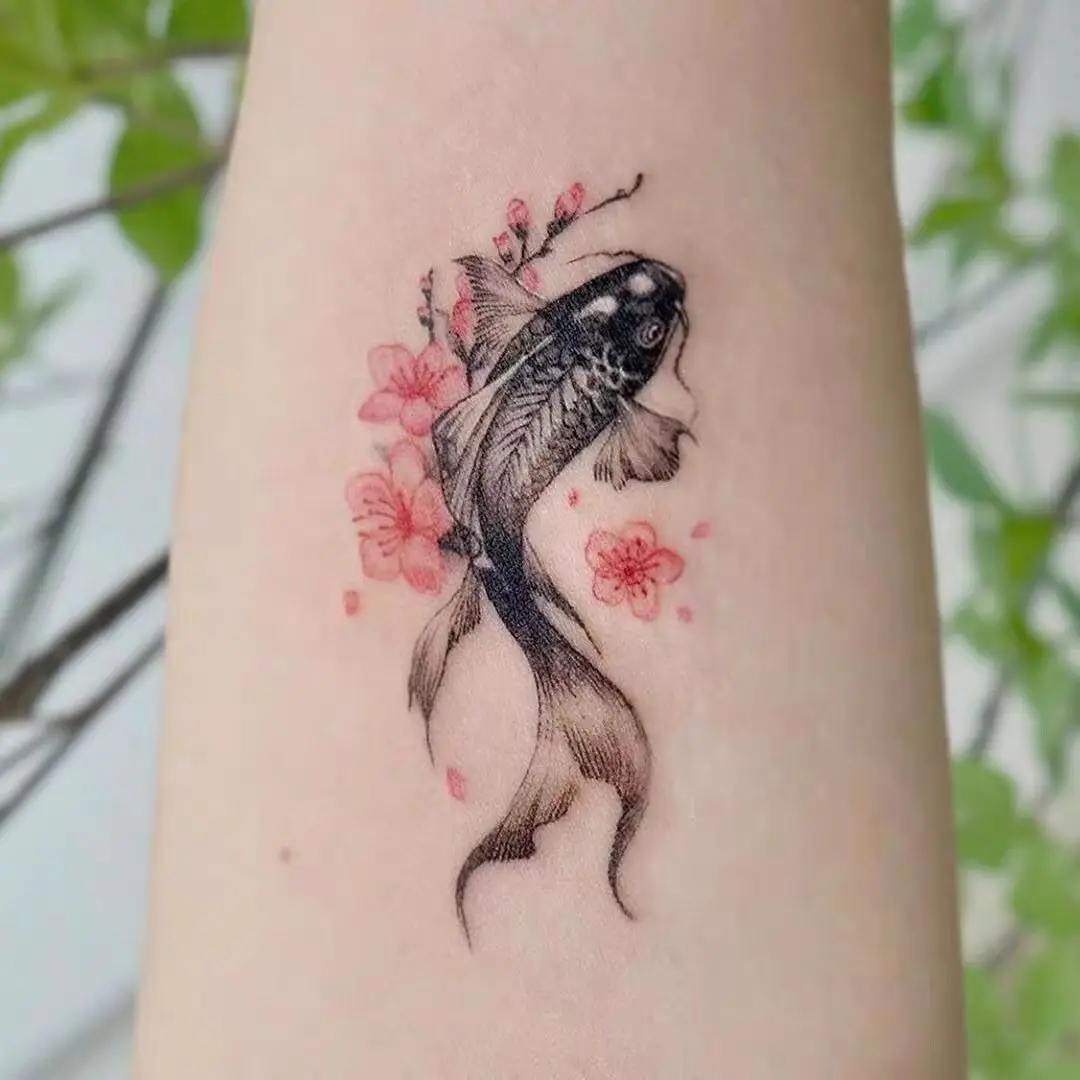 Koi Peach Blossom Personality Arm Tattoo Sticker Sexy Babes Art Wholesale Tatto Cute Temporary Tattoos Festival Tatoo Hotwife
Koi Peach Blossom Personality Arm Tattoo Sticker Sexy Babes Art Wholesale Tatto Cute Temporary Tattoos Festival Tatoo Hotwife