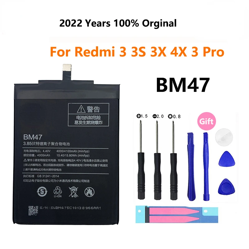 Original Redmi Hongmi Note Mi Max 2 A2 3 3S 4 4A 4C 4X Mix 5 5A 5X 5S 6 6X 7 8 9 Lite Plus Pro Pocophone F1 Phone Battery
Original Redmi Hongmi Note Mi Max 2 A2 3 3S 4 4A 4C 4X Mix 5 5A 5X 5S 6 6X 7 8 9 Lite Plus Pro Pocophone F1 Phone Battery