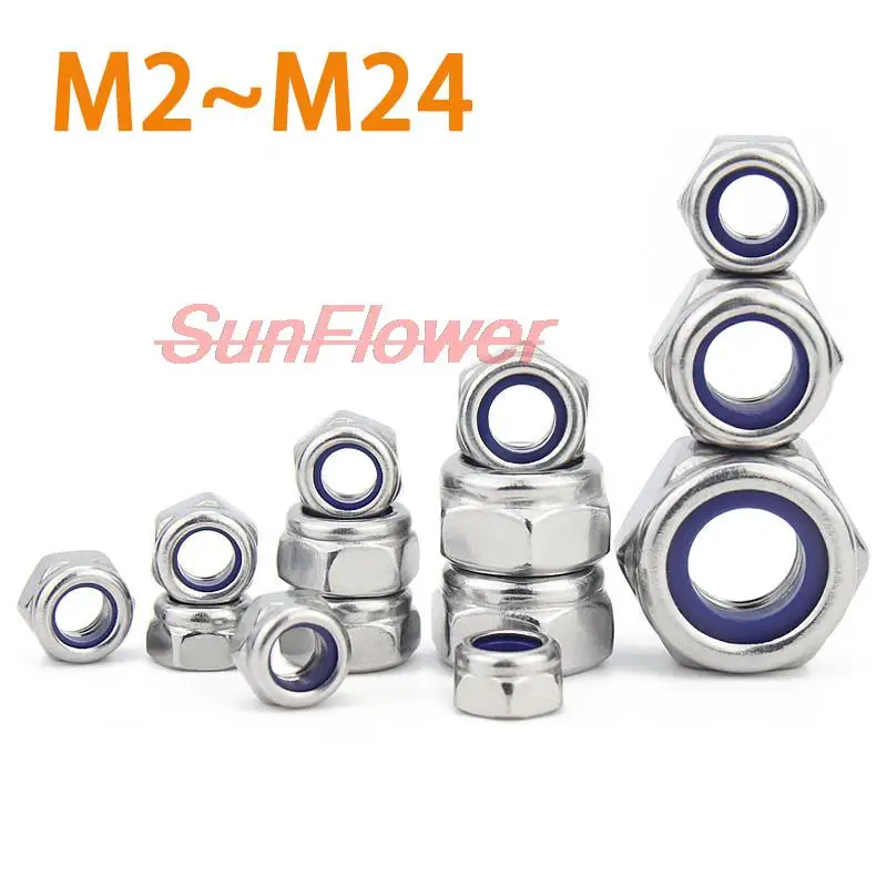 Nylon Lock Nut 1/2/5/20Pcs DIN985 M2 M2.5 M3 M4 M5M6 M8 304 Stainless Steel Nylon Self-locking Hex Nuts Locknut Slip Lock Nut
Nylon Lock Nut 1/2/5/20Pcs DIN985 M2 M2.5 M3 M4 M5M6 M8 304 Stainless Steel Nylon Self-locking Hex Nuts Locknut Slip Lock Nut