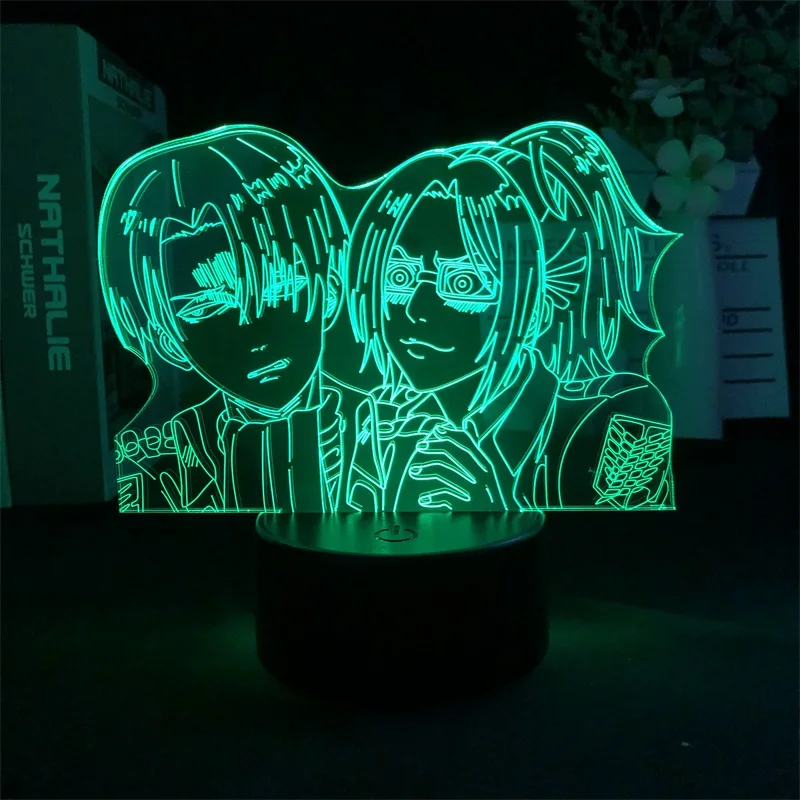 Led Night Lamp Alarm Clock Base Light Attack on Titan Hange Zoe Japanese Anime Manga Dropship Living Room Desk 7 Colors
Led Night Lamp Alarm Clock Base Light Attack on Titan Hange Zoe Japanese Anime Manga Dropship Living Room Desk 7 Colors