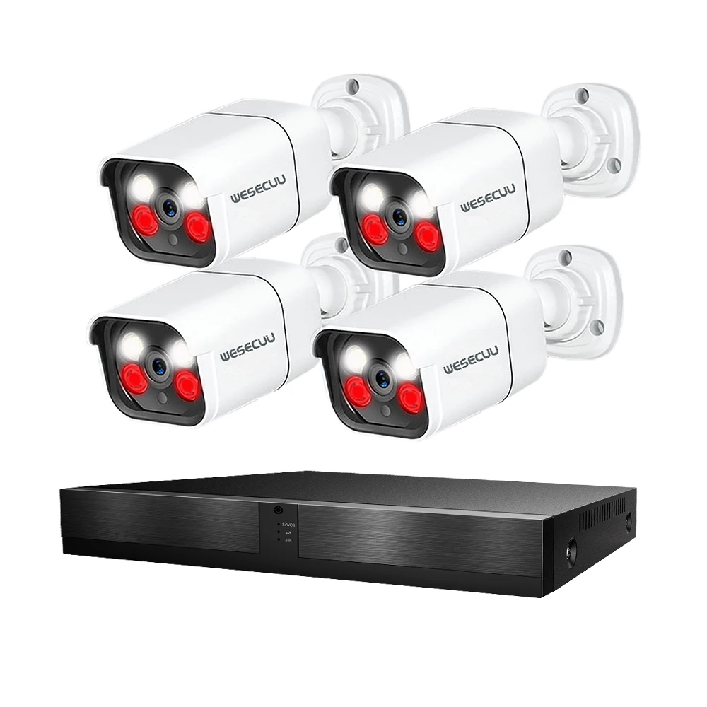 Уличная камера WESECUU H.265 8 МП Ultra HD 4K POE AI, камера видеонаблюдения с распознаванием лица, IP-камера 8 МП 4K POE
Уличная камера WESECUU H.265 8 МП Ultra HD 4K POE AI, камера видеонаблюдения с распознаванием лица, IP-камера 8 МП 4K POE