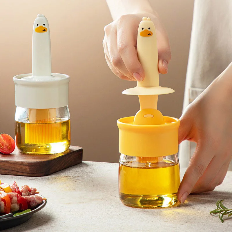 Household High Temperature Resistant Silicone Brush With Oil Pot Food Grade Barbecue Baking Brush Oil Accessories Kitchen Tools
Household High Temperature Resistant Silicone Brush With Oil Pot Food Grade Barbecue Baking Brush Oil Accessories Kitchen Tools