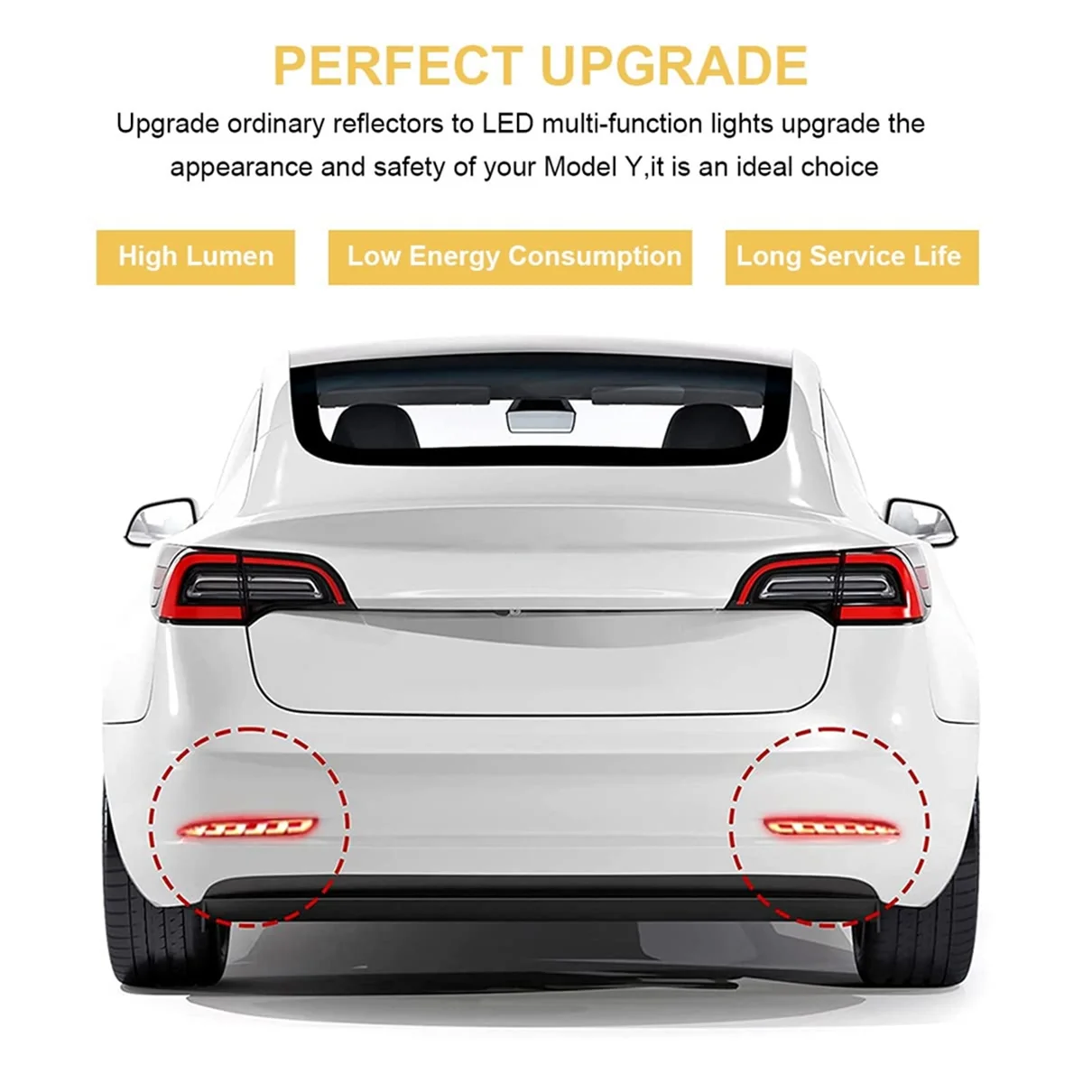 Для Tesla Model Y 2021 2022, задняя противотуманная модель, отражатели для бампера, задний тормоз, последовательная вспышка
Для Tesla Model Y 2021 2022, задняя противотуманная модель, отражатели для бампера, задний тормоз, последовательная вспышка