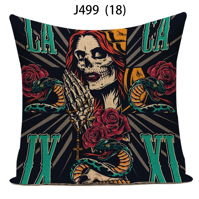 Pillowcases for Pillows 45x45 Polyster Linen Cushion Covers Rose Home Decor Artistic Skull Nordic Horrific Velvet Textile E2047
Pillowcases for Pillows 45x45 Polyster Linen Cushion Covers Rose Home Decor Artistic Skull Nordic Horrific Velvet Textile E2047